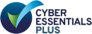 Cyber Essentials Plus certification logo, representing QuantumLoopAI’s verified cybersecurity and data protection standards for NHS GP surgeries using AI reception technology.
