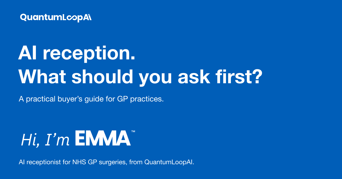 AI Receptionists for GP Surgeries: A Buyer’s Guide