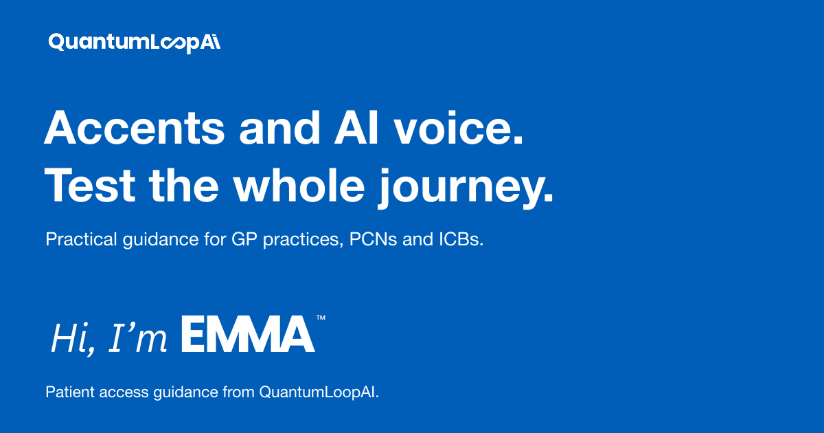 AI Voice Recognition and Accents in NHS GP Surgeries